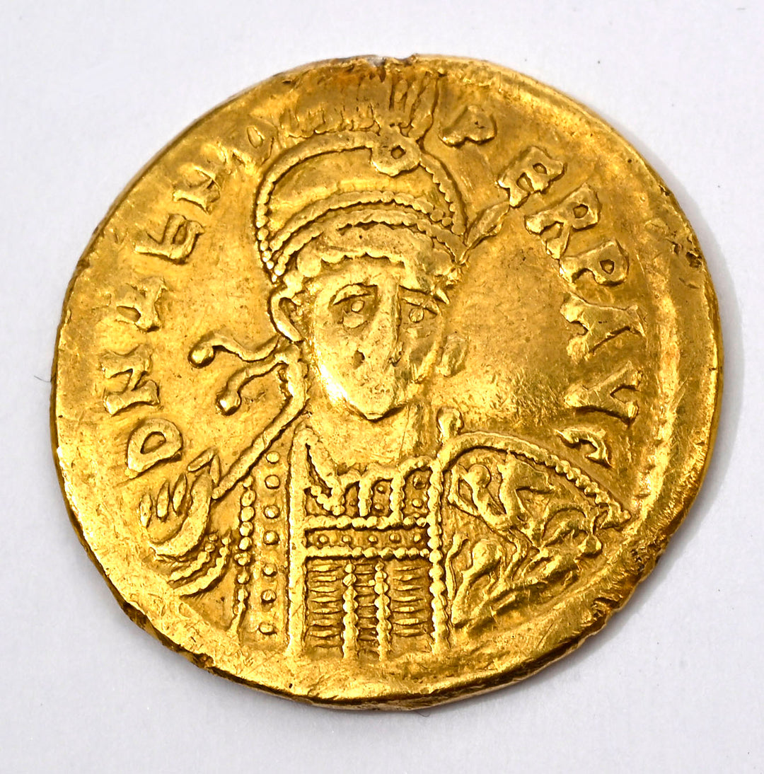 Byzantine gold solidus of Emperor Zeno