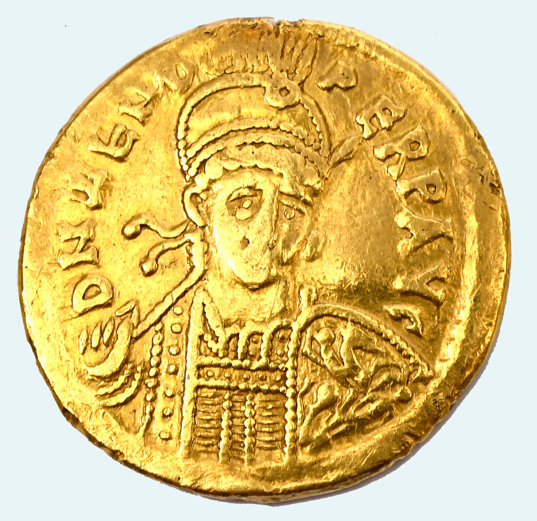 Byzantine gold solidus of Emperor Zeno