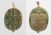 Egyptian Green Glaze Steatite Inscribed Royal Scarab for Tutmosis III - Art for Eternity