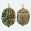 Egyptian Green Glaze Steatite Inscribed Royal Scarab for Tutmosis III - Art for Eternity