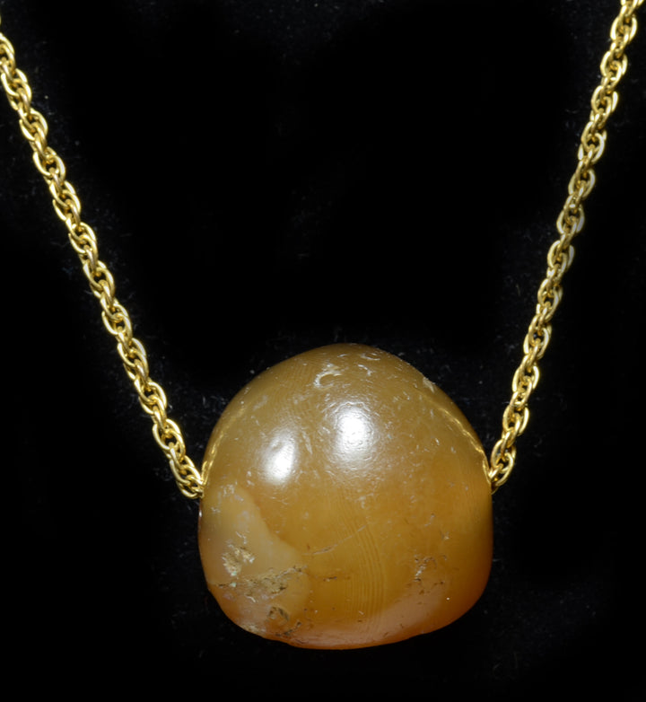 Neo-Babylonian Achaemenid Graeco-Persian Smoky Chalcedony Conoid Stamp Seal