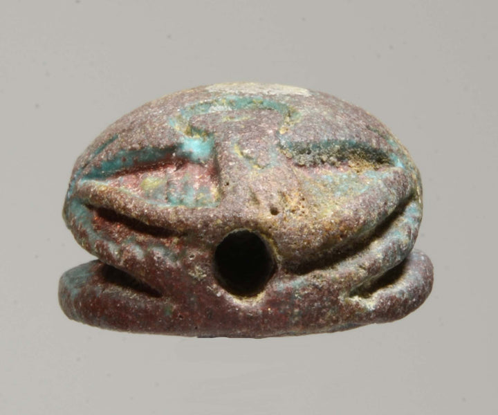 Egyptian Faience Scarab for Protection