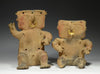Pair Quimbaya Abstract Pottery Retablo Figures (2)
