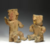 Pair Quimbaya Abstract Pottery Retablo Figures (2)