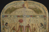 Egyptian Wood Round Top Stela for Hetepamun - Art for Eternity