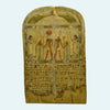 Egyptian Wood Round Top Stela for Hetepamun