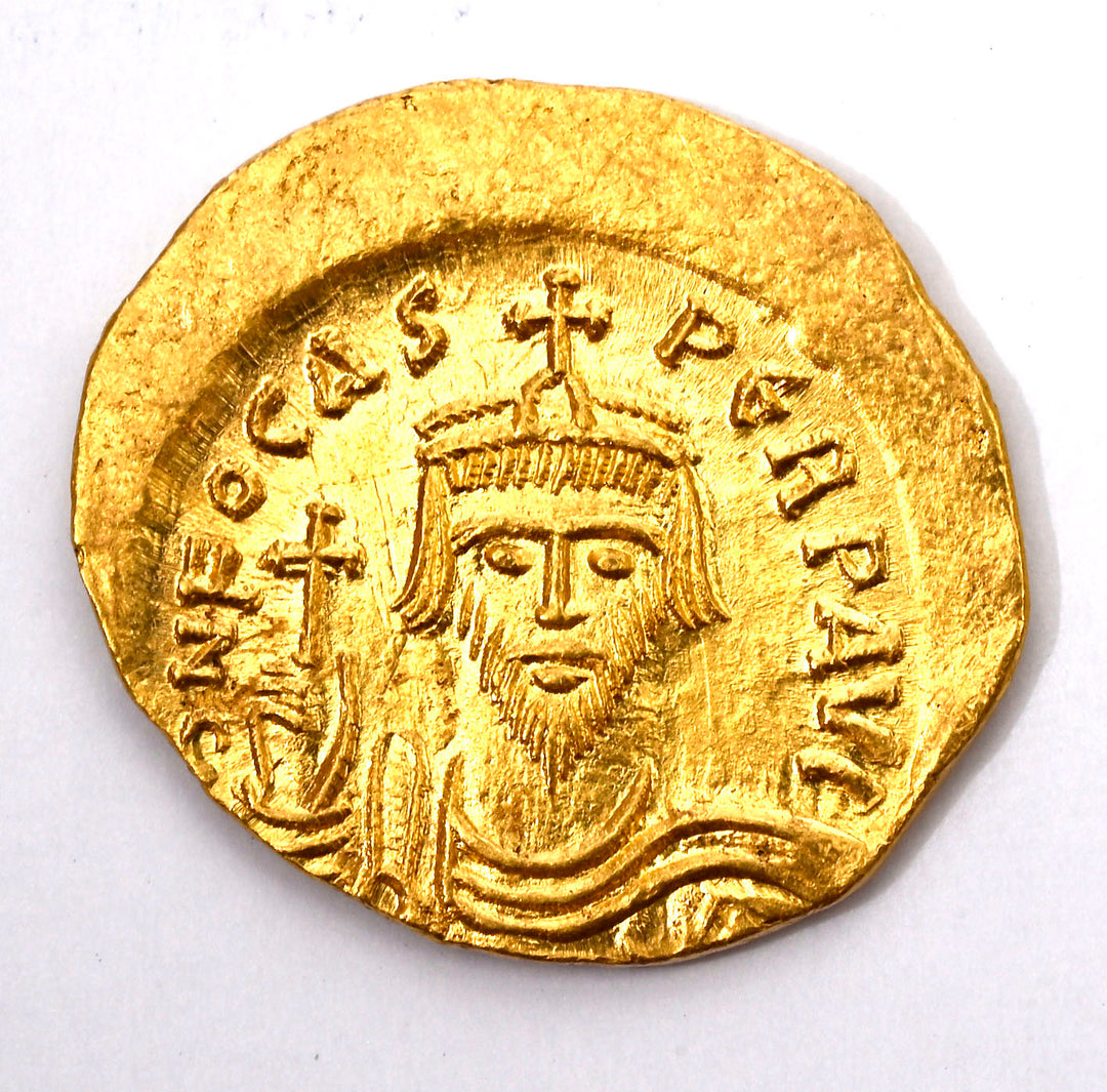 Byzantine Gold solidus of Emperor Phocas