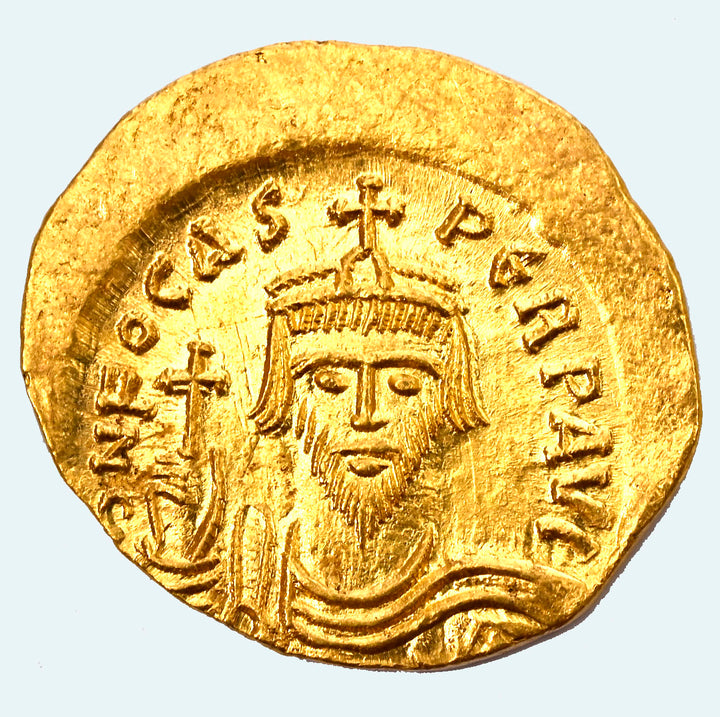 Byzantine Gold solidus of Emperor Phocas