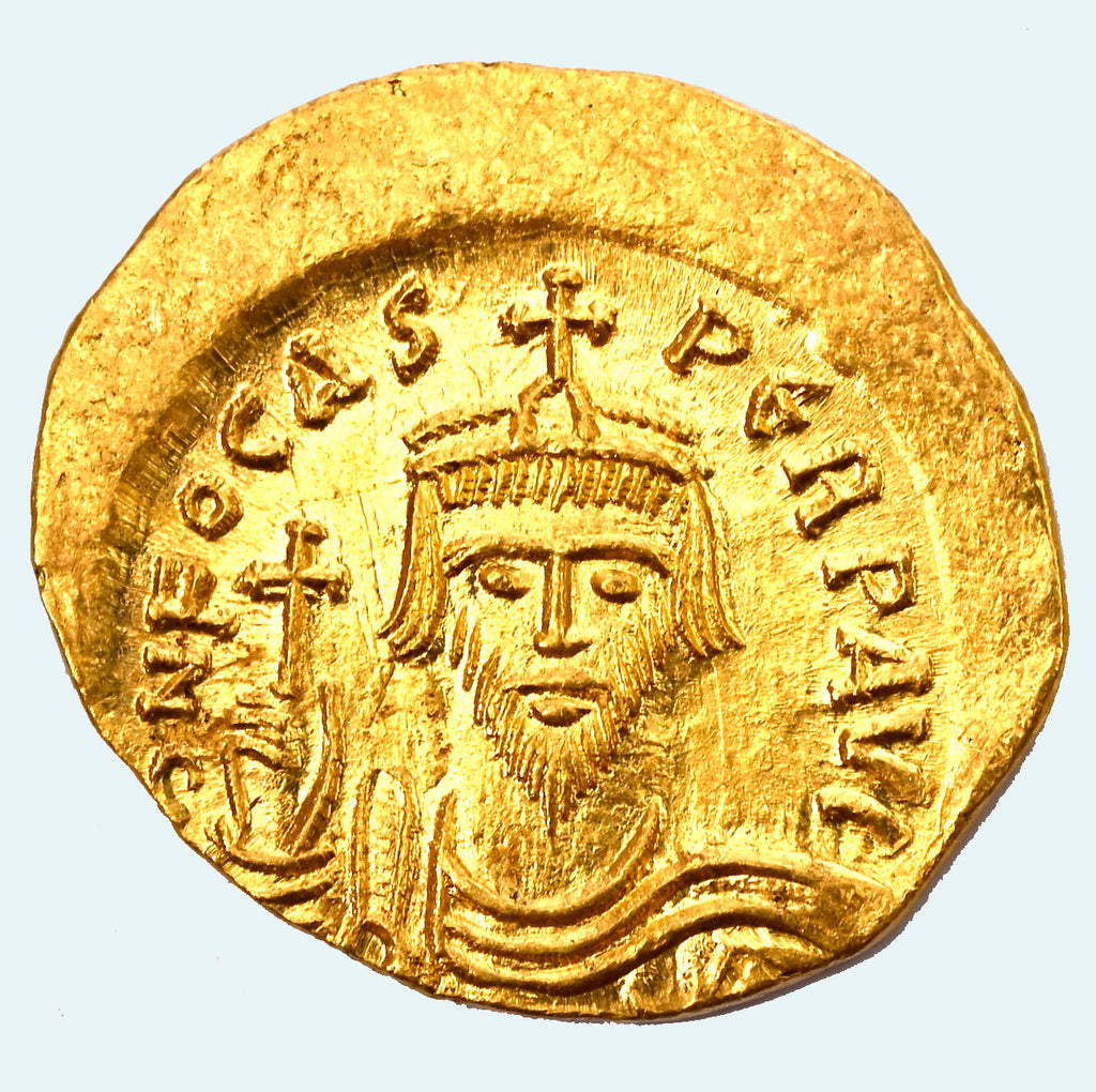 Early Byzantine Gold Solidus of Phocas