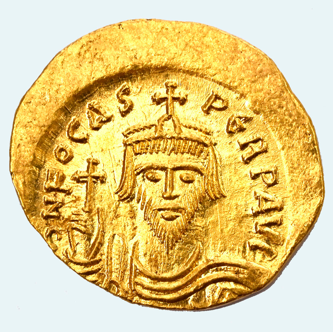 Early Byzantine Gold Solidus of Phocas