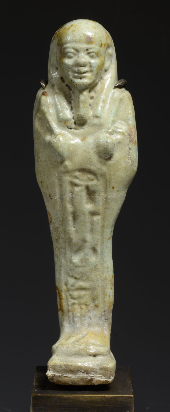 Egyptian Faience Ushabti Inscribed for Hori