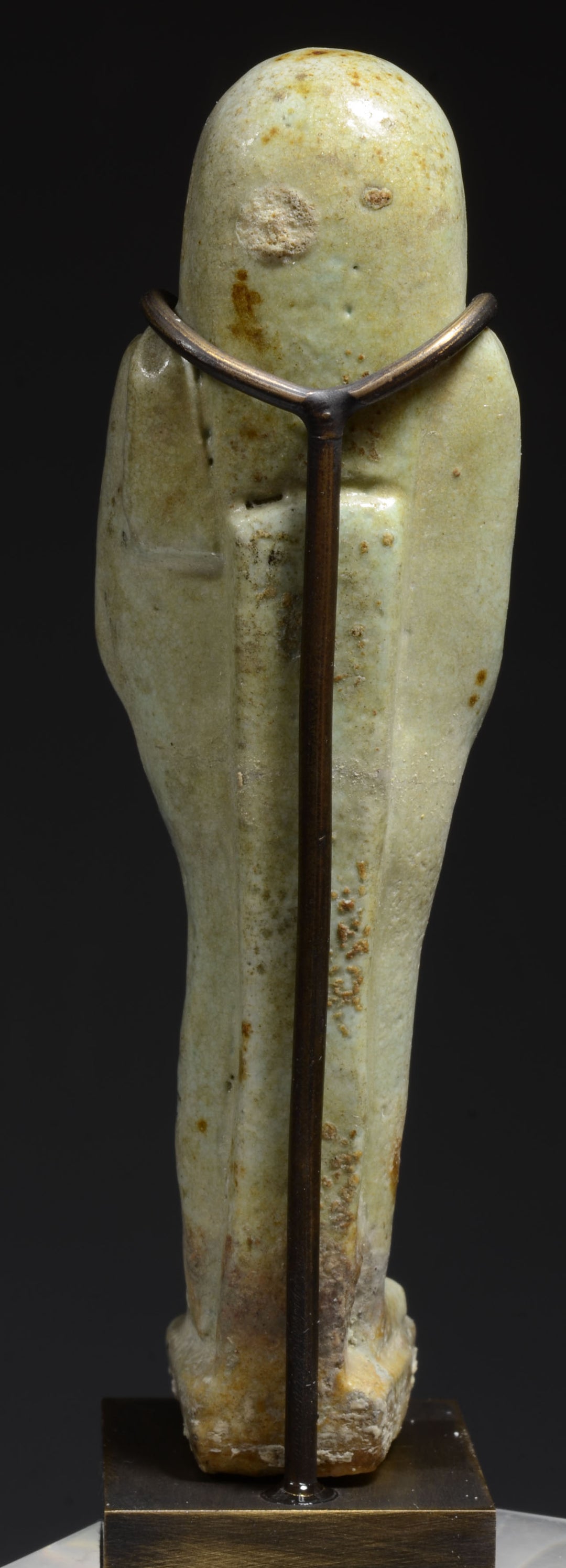 Egyptian Faience Ushabti Inscribed for Hori