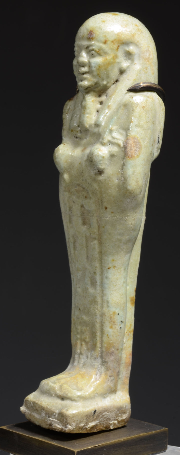 Egyptian Faience Ushabti Inscribed for Hori