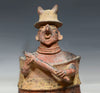 Large Nayarit Pottery Barrel Carassis Seated Warrior - Art for Eternity