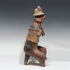 Large Nayarit Pottery Barrel Carassis Seated Warrior - Art for Eternity