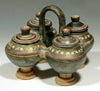 Apulian Gnathian Pottery Four Chambered Lidded Kernos - Art for Eternity