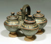 Apulian Gnathian Pottery Four Chambered Lidded Kernos - Art for Eternity