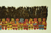 Nazca Slit Weave Textile Figural Fringe with Minukis