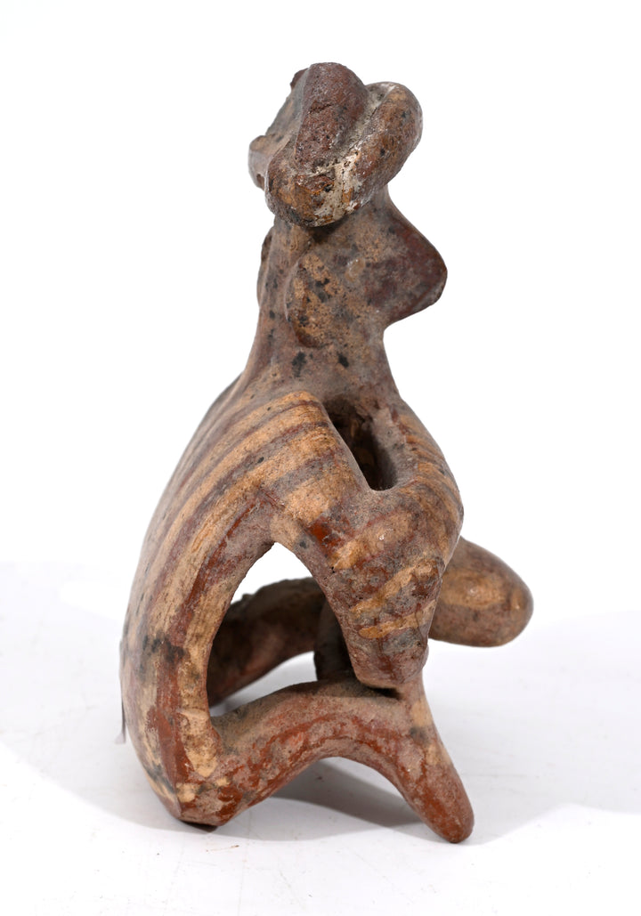 Nayarit Pottery Anthropomorphic “smoker” Figure