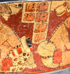 Maya Polychrome Pottery Tripod Cylinder with Seated Lords