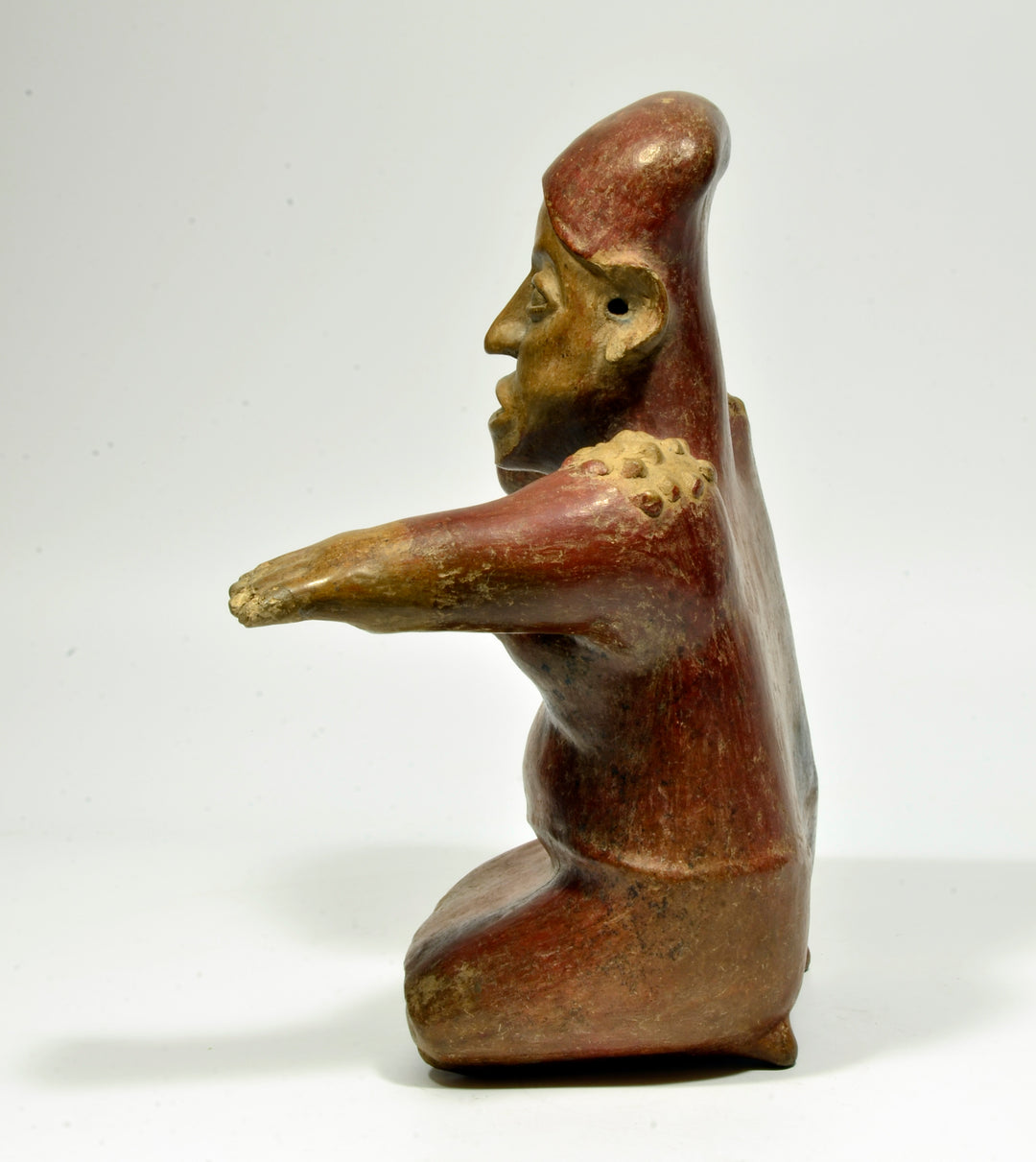 Fine Jalisco Ameca Pottery Kneeling Female