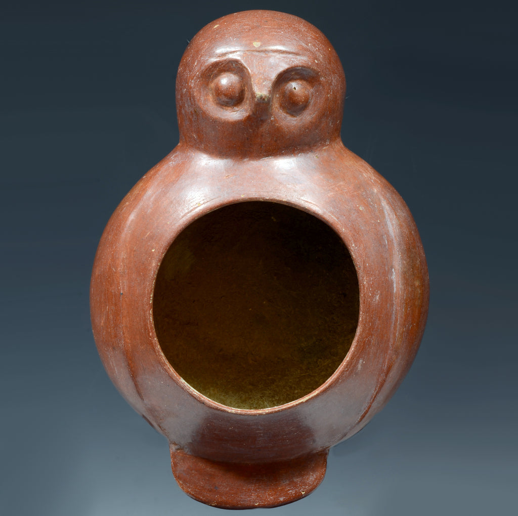 Chorrera Effigy Owl Vessel