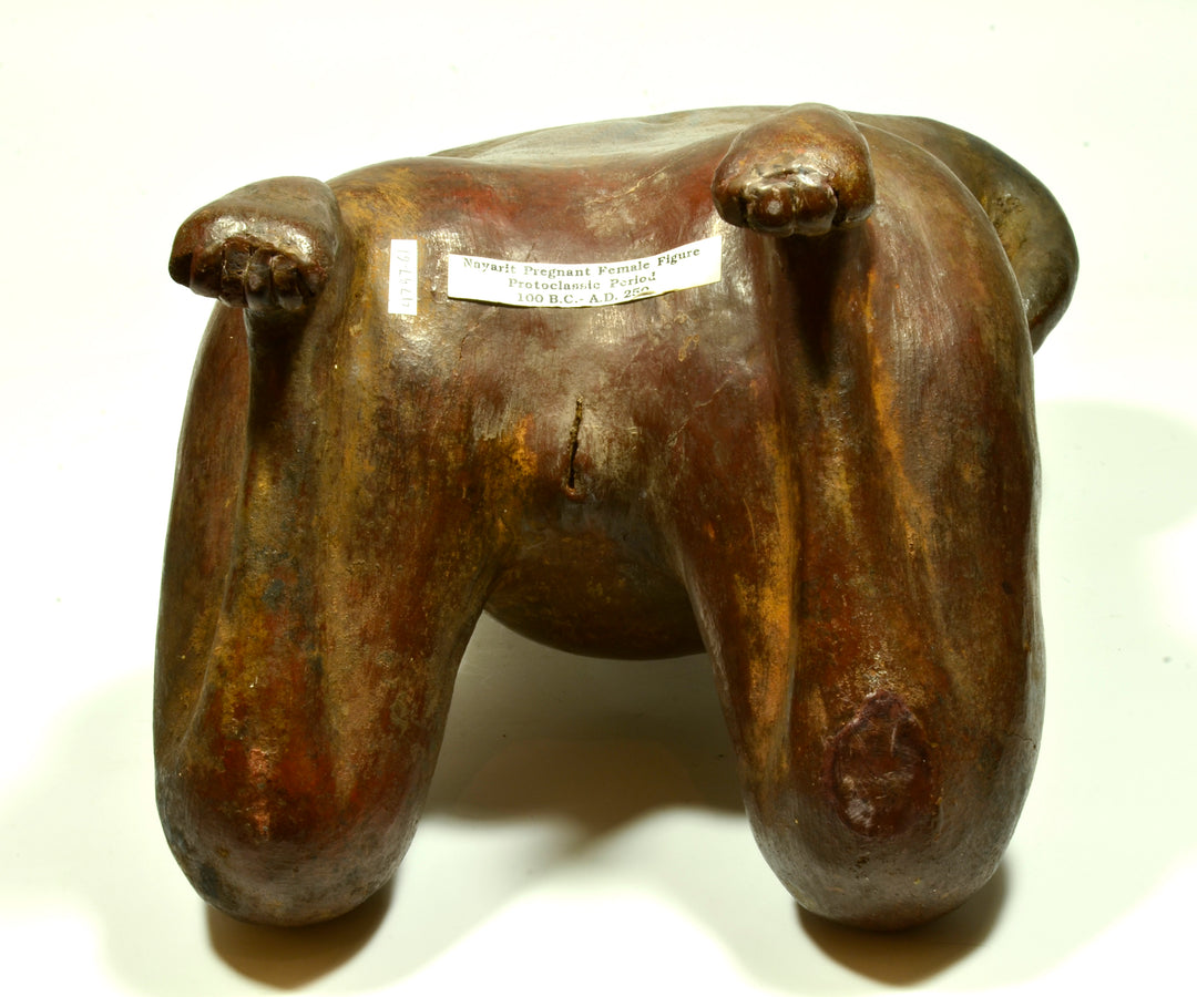 Large Nayarit Pottery Female Effigy Figure Giving Birth