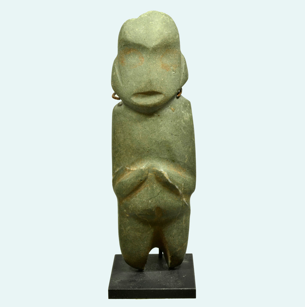 Mezcala Gray-Green Hardstone Figure - Art for Eternity