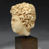 Roman Marble Head of a Youth with Tossed Hair - Art for Eternity