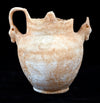 Ancient Egyptian Alabaster Twin Handled Jar (Amphoriskos) with Ibexes