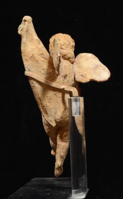 Greek Terracotta Figure of Winged Flying Eros