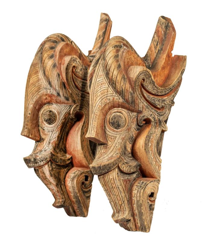 Indonesian Toba Batak Architectural Singas