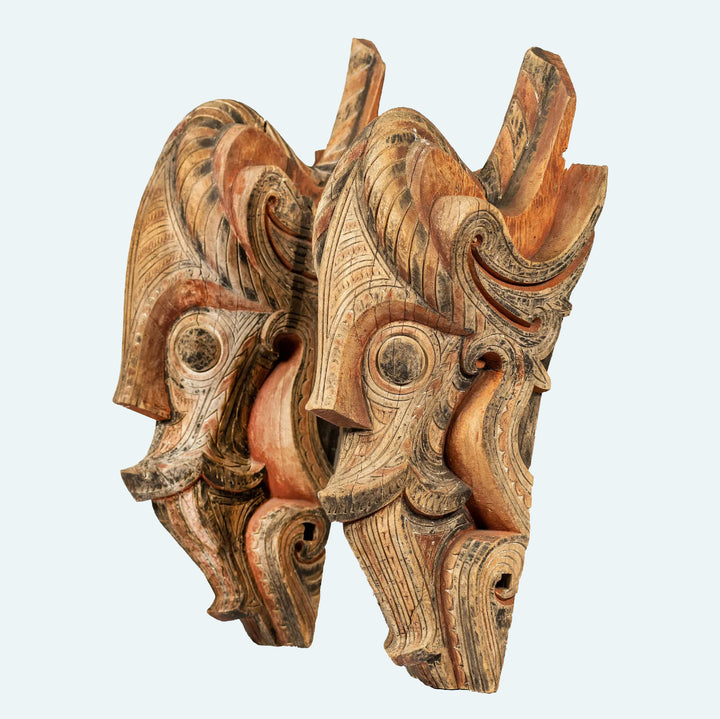 Indonesian Toba Batak Architectural Singas