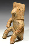 Pre Columbian Quimbaya Seated Pottery Retablo Figure