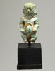 Egyptian Green Glaze Faience Amulet of the God Pataikos - Art for Eternity