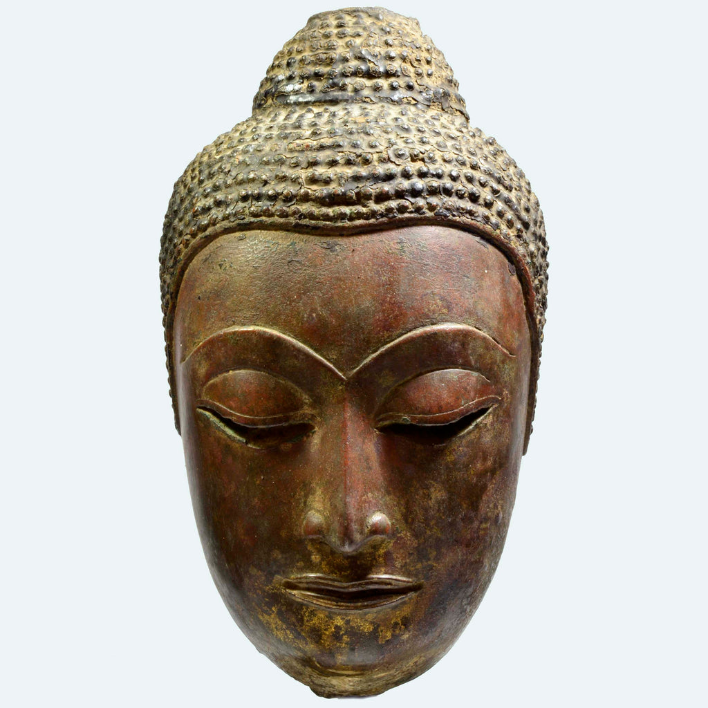 Thai Gilt Bronze Head of Buddha - Art for Eternity