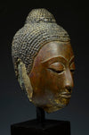 Thai Gilt Bronze Head of Buddha