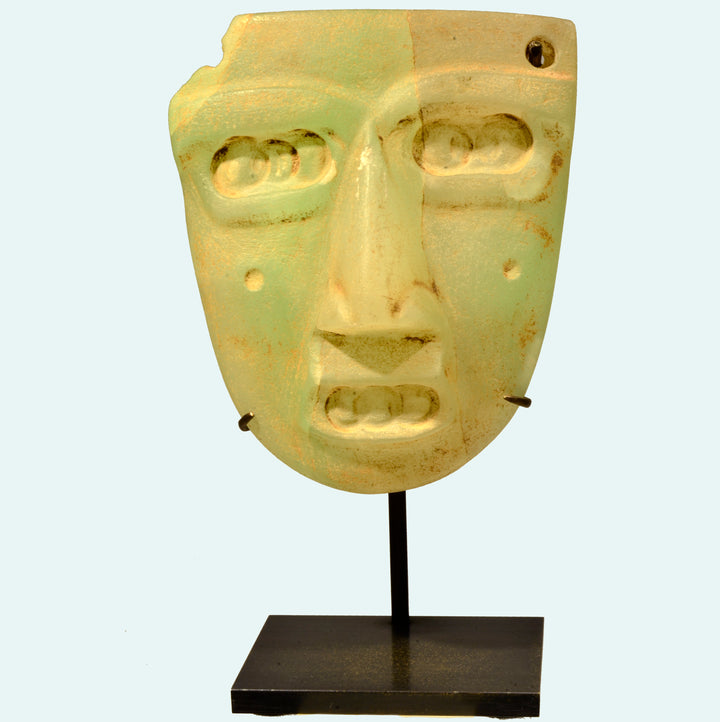 Sultepec Tecili Alabaster Stone Mask