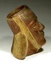 Moche Pottery Portrait Vessel of a Noble Personage