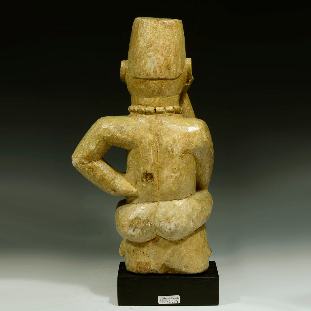 Mbona Ntadi Stone Carved Seated Figure