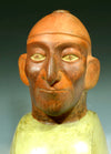 Expressive Peruvian Moche Figural Stirrup Vessel