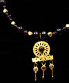 Beautiful Ancient Roman Garnet and Gold Pendant Necklace