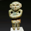 Olmecoid Maya Stone Seated Bench Figure - Art for Eternity