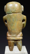 Olmecoid Maya Stone Seated Bench Figure