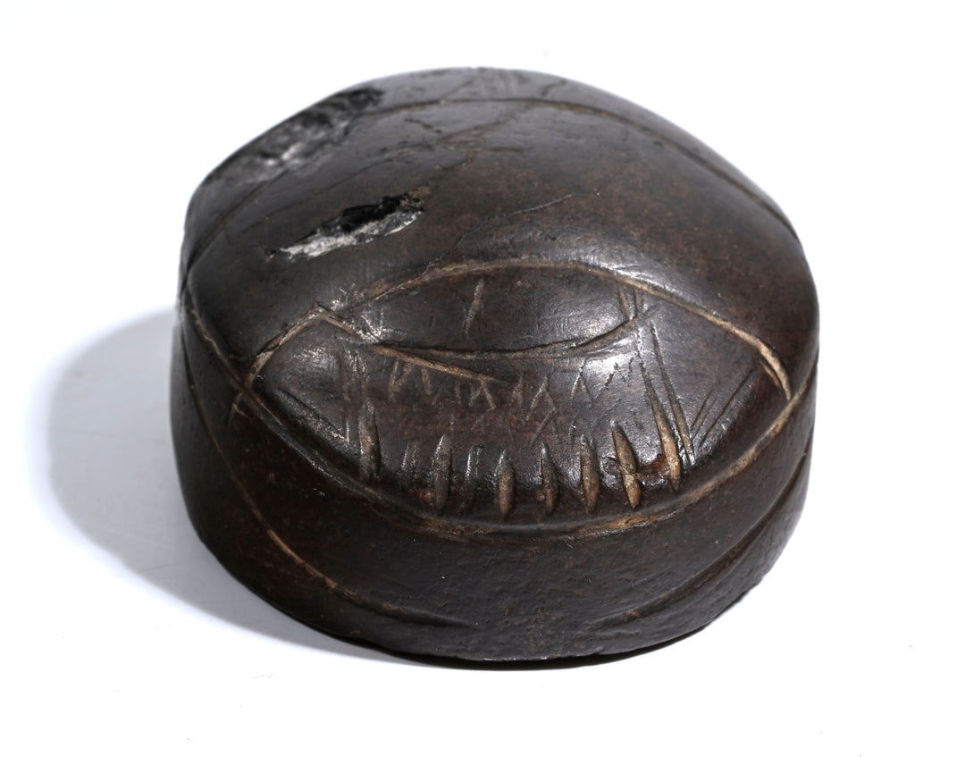Egyptian Large Inscribed Hard Stone Heart Scarab, reused in antiquity