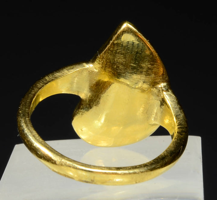Ancient Roman Carnelian Helios Intaglio in Gold Ring