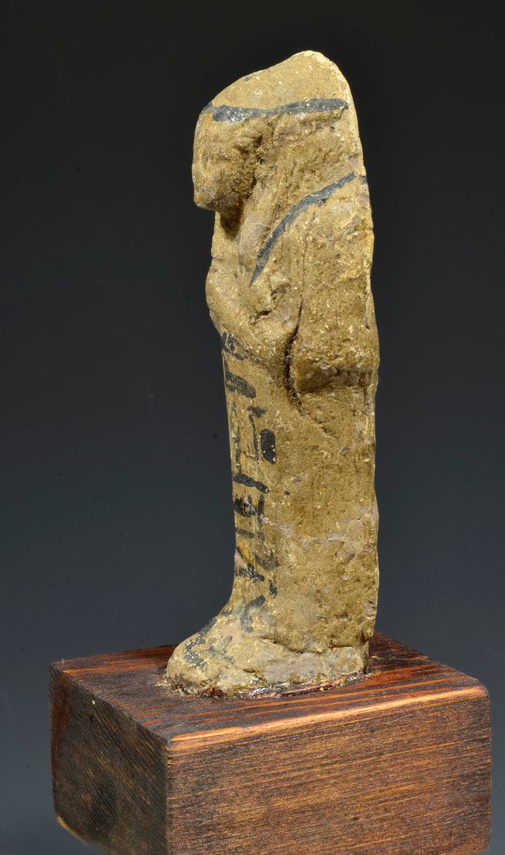 Egyptian Faience Ushabti for Nestor