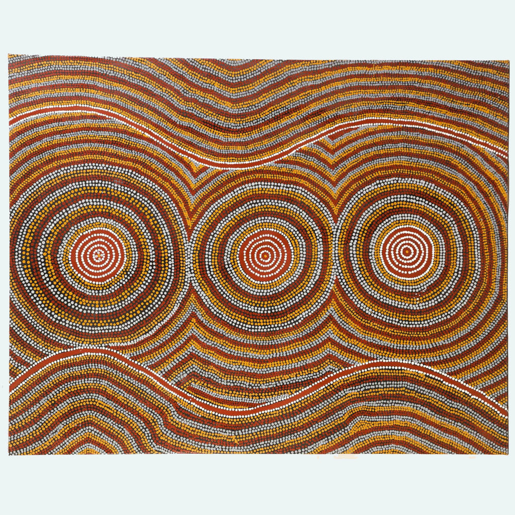 Aboriginal Painting: Brush Fire Dreaming - Art for Eternity