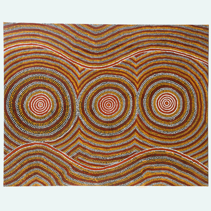 Aboriginal Painting: Brush Fire Dreaming