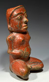 Costa Rican Polychrome Pottery Votive Female